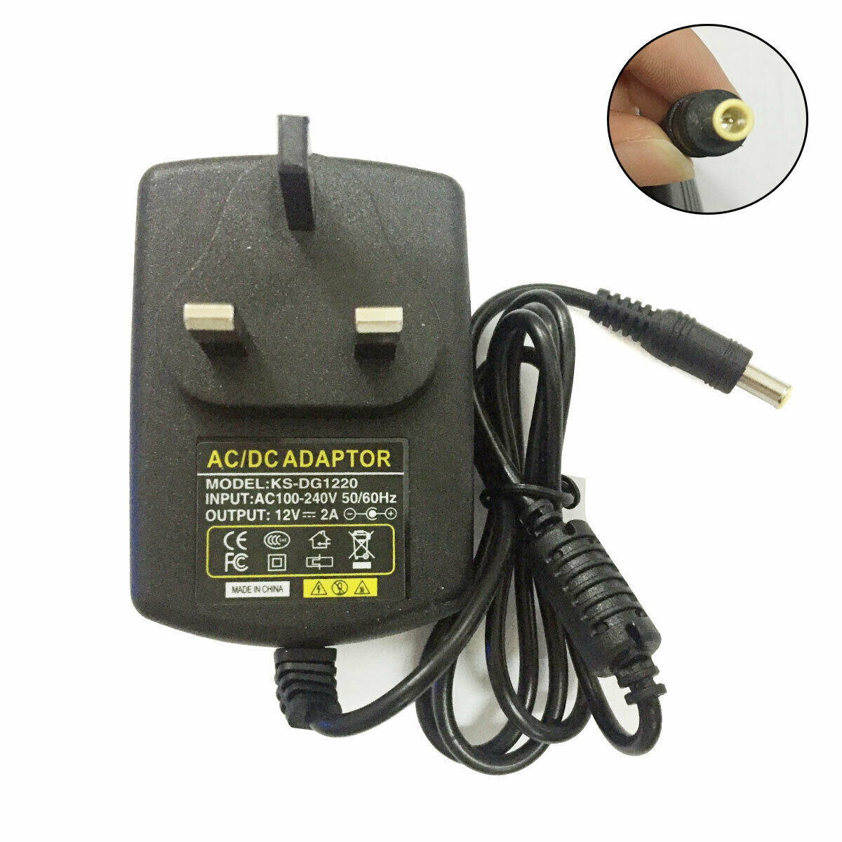 12V 1.5A-2A 5.5*3.0mm AC Adapter for Sony AC-M1208 DVD Blu-ray Disc Player UK Brand: Unbranded MPN: Does Not Apply T