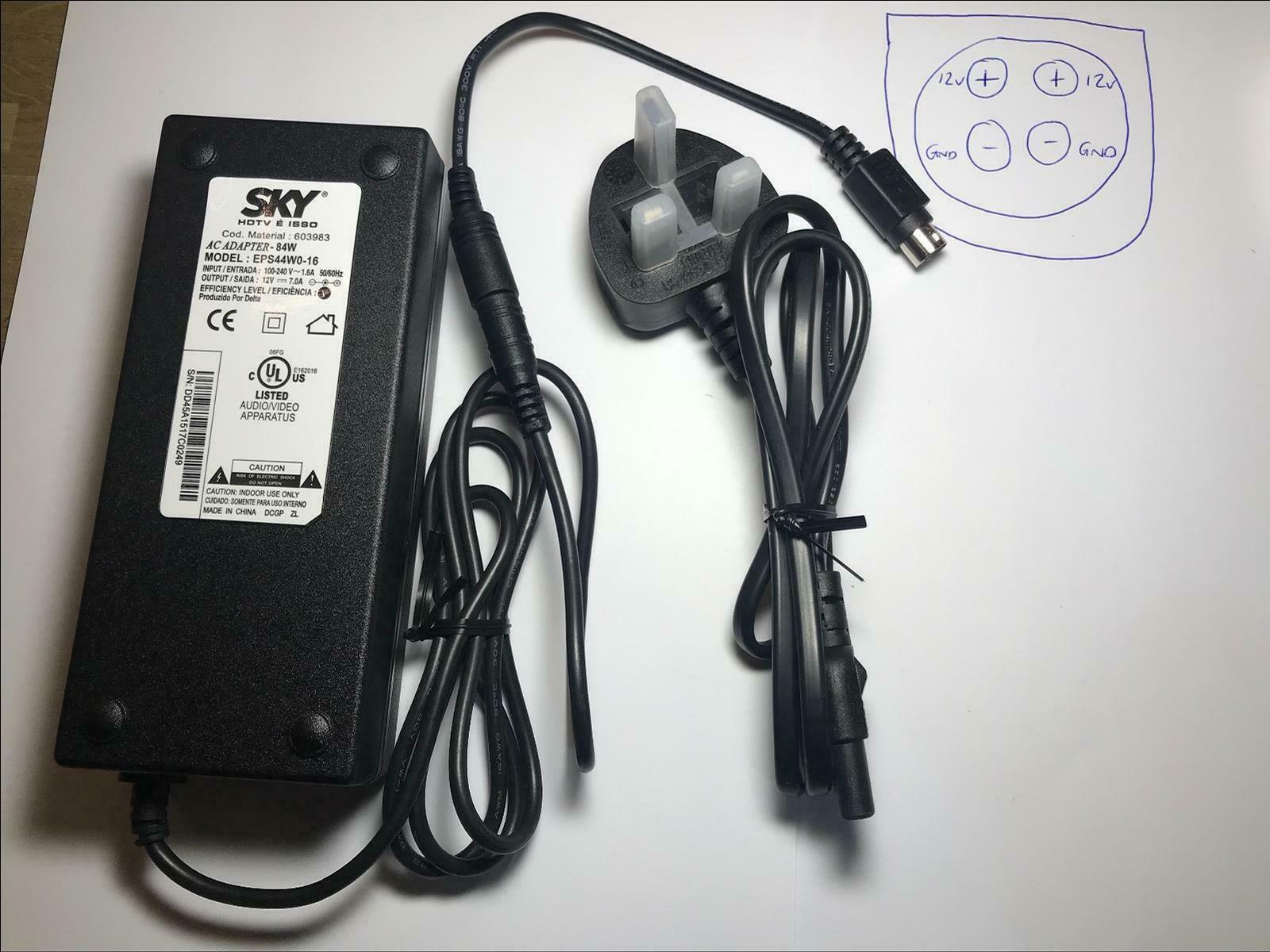 12V 5A 63W 4 Pin Din Plug AC Power Adaptor for POS PC RT-565-R4/RT-560-R4 Till Type: Power Adapter Max. Output Power: