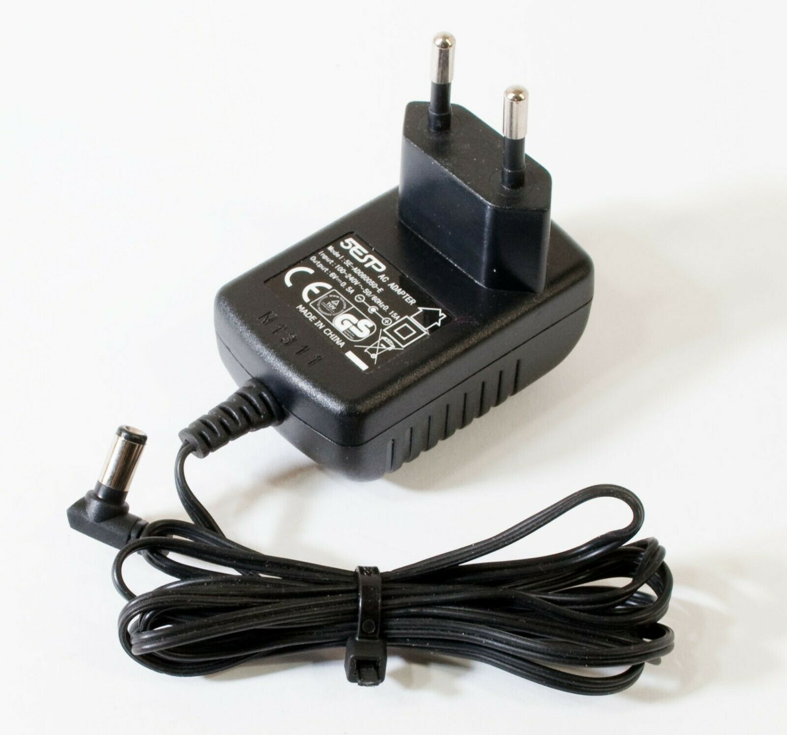 5ESP 5E-AD060050-E AC Adapter 6V 0.5A Original Power Supply Output Current: 0.5 A Voltage: 6 V MPN: 5E-AD060050-E