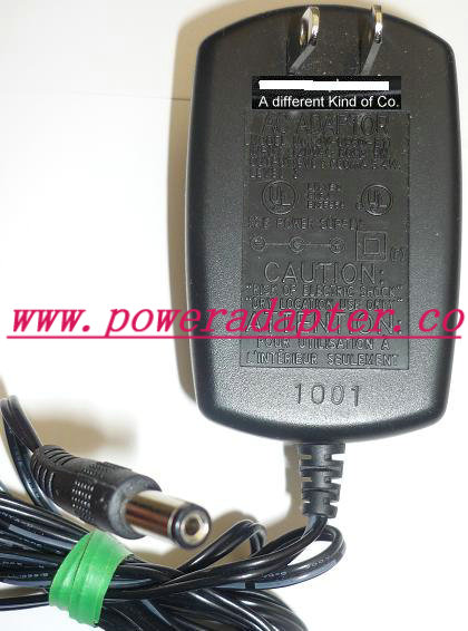 DV-0960-B11 AC ADAPTER 9VDC 500mA 5.4VA USED -( ) 2x5.5x12mm ROU - Click Image to Close