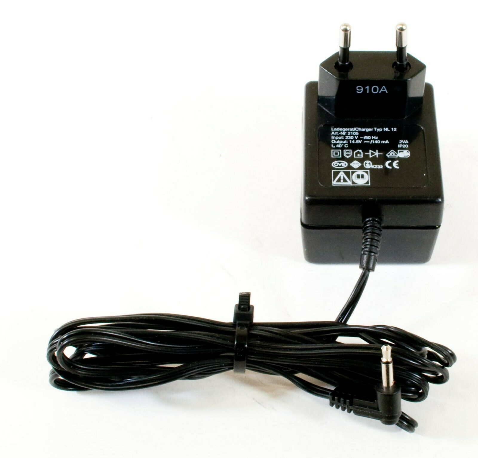 Gardena Charger Typ NL 12 AC Adapter 14.5V 140mA Power Supply Output Current: 140 mA Voltage: 14.5 V MPN: Typ NL 1
