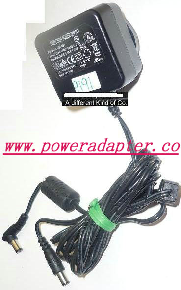 ICM06-090 AC ADAPTER 9VDC 0.5A 6W USED -( ) 2x5.5x9mm ROUND BARR - Click Image to Close