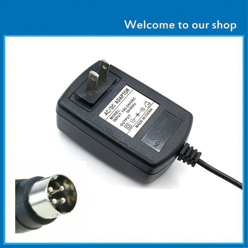 MOSO 4 Pin 12V 1.5A Power Supply / Transformer Compatible with Hikvision TVI DVR Charger Type: Mains Charger Type: AC/