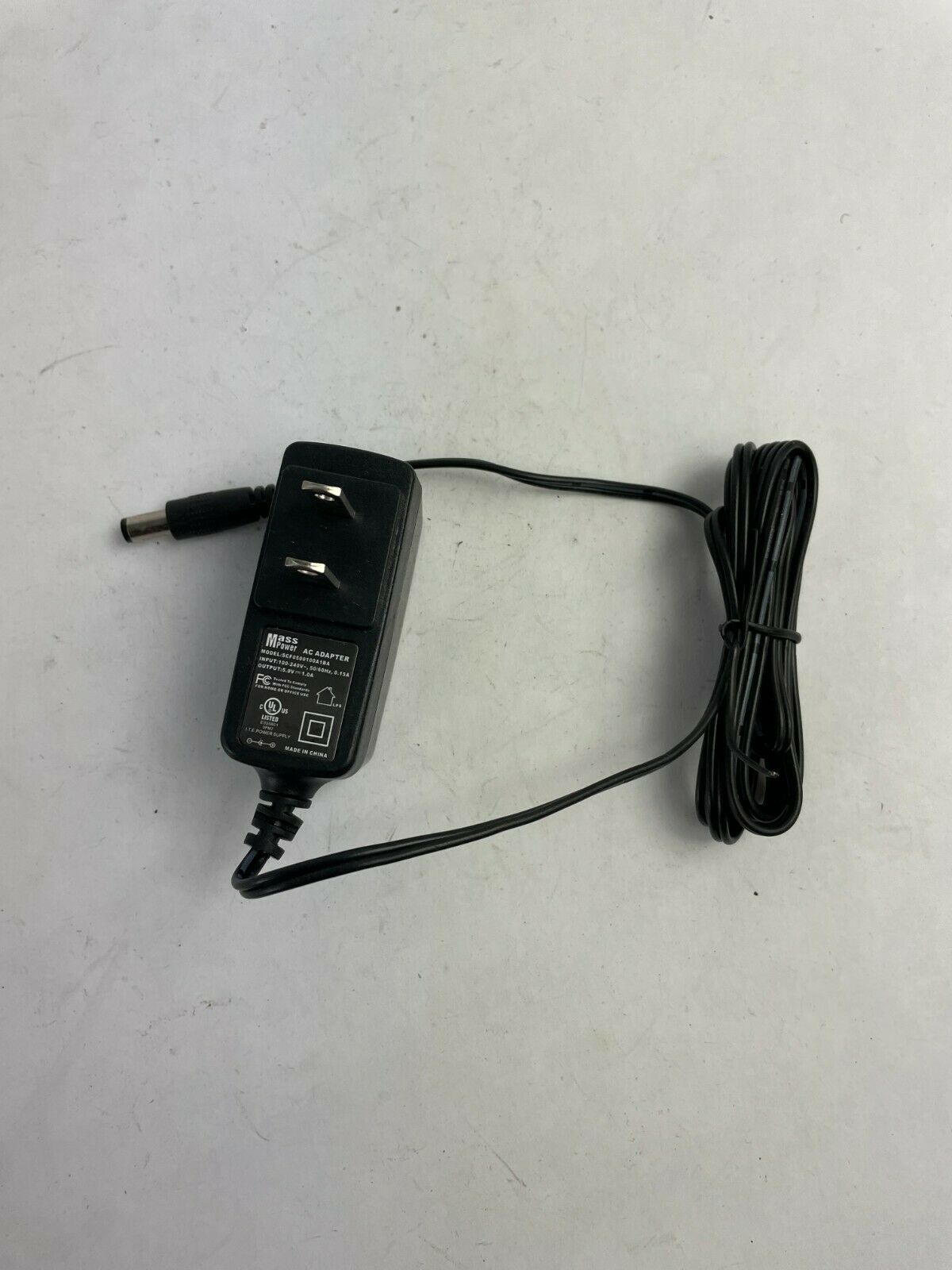 Genuine Mass Power SCF0500100A1BA Output 5.0 V 1.0 A Power Supply Adapter A77 Compatible Brand: For Mass Power Type: