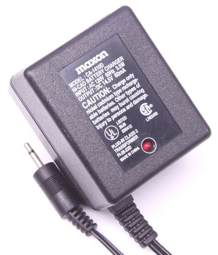 Maxon CA-1410D AC DC Power Supply Adapter 14.5V 60mA for NiCD Battery Charger Brand: Maxon Type: Battery Charger