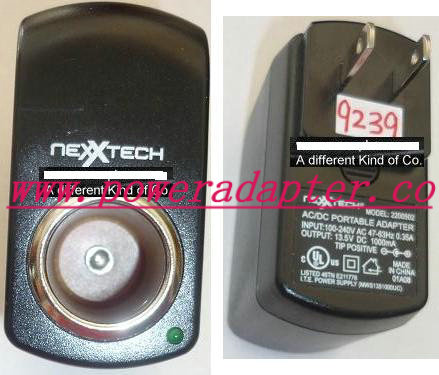 NEXXTECH 2200502 AC ADAPTER 13.5VDC 1000mA USED -( ) ITE POWER S