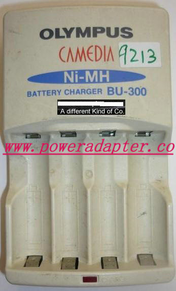 OLYMPUS BU-300 NI-MH BATTERY CHARGER USED 1.2VDC 240mA CAMEDIA X - Click Image to Close