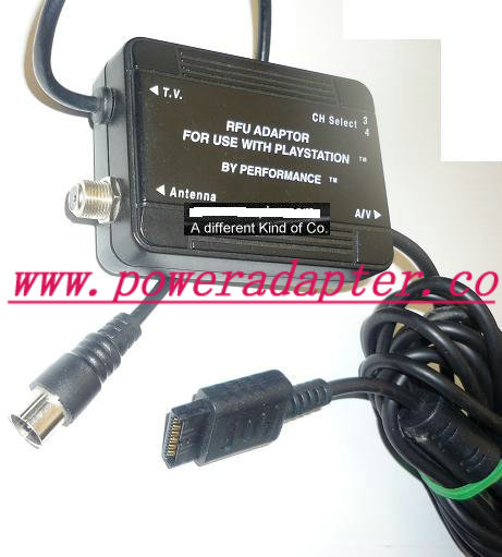 P-056A RFU ADAPTER POWER SUPPLY FOR USE WITH PLAYSTATION Brick D - Click Image to Close