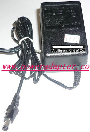 SONY AC-940 AC ADAPTER 9VDC 600mA USED (-) 2x5.5x9mm ROUND BARR