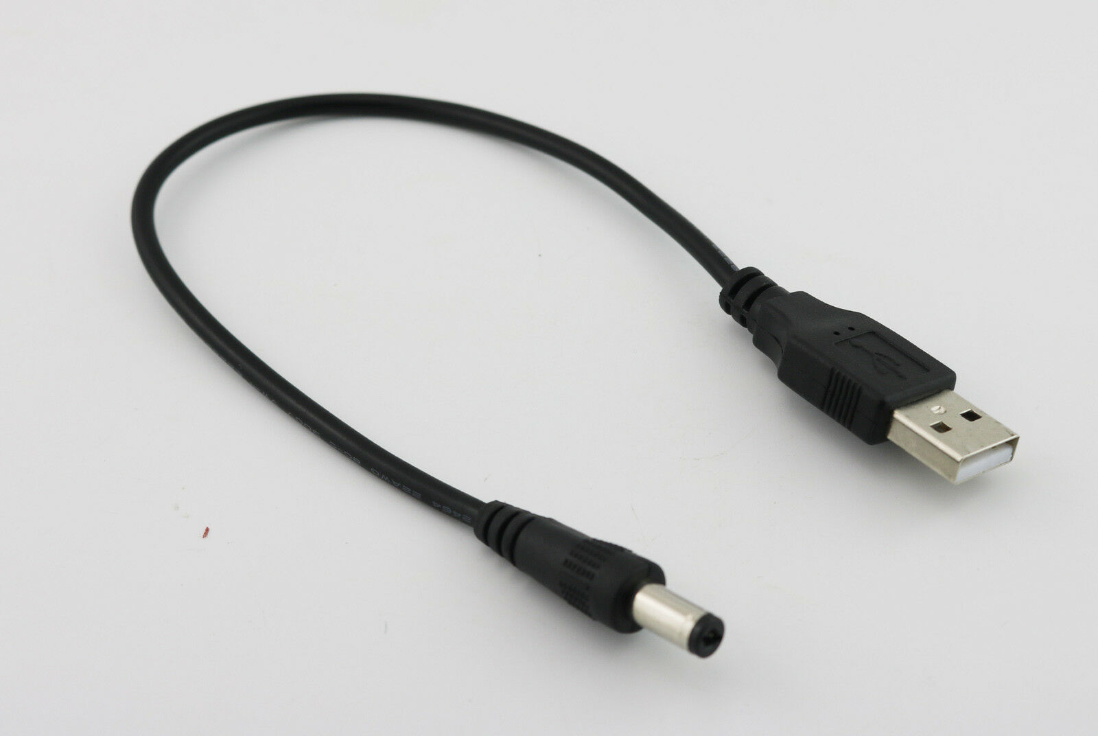 USB Male to 5.5mm x 2.1mm Male 5 Volt DC Power Barrel Jack Power Cable Cord 25cm Type: DC Power Connector To Fit: Ana
