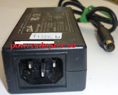 WLX WLXSPP34-120/5.0-2.5A AC ADAPTER 12V 5VDC 2500mA USED 6PIN