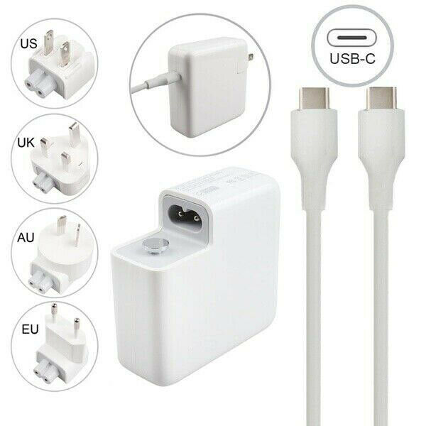 61W USB 3.1 Type C Fast Charging Wall Charger for Macbook Tablet Laptops MPN: Does Not Apply Color: White Compatibl
