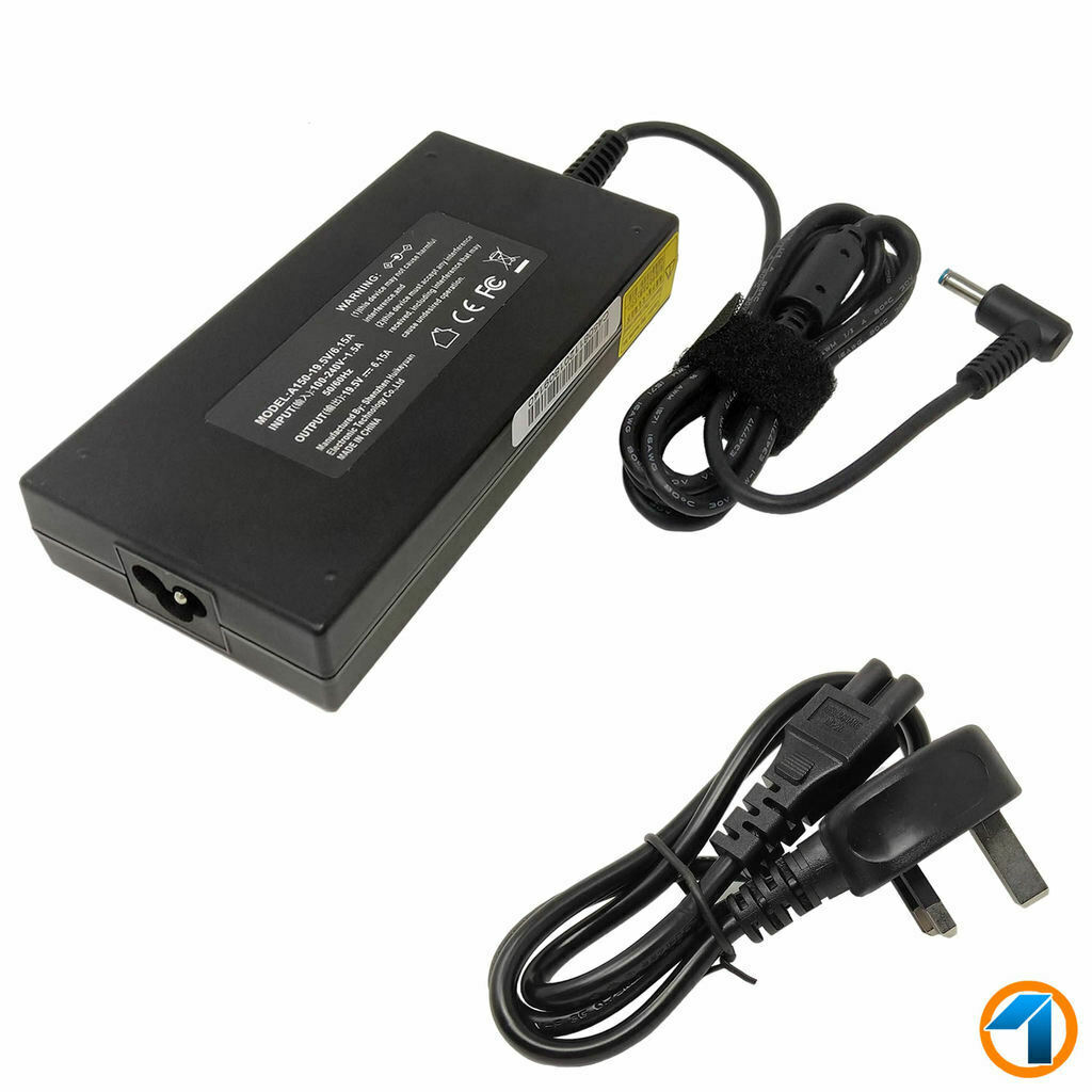 19.5V 6.15A 4.5x3.0mm HP Omen 15-ax009na Compatible Laptop Power AC Adapter Charger Output AMP/Current: 6.15A Max. Ou