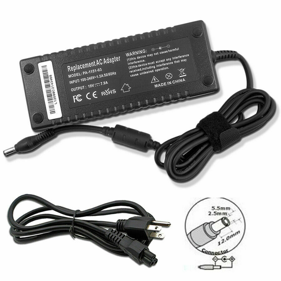 150W 19V 7.9A AC Power Adapter Charger Cord For Razer Blade RC30-0083 RC30-0071 Compatible Brand: For Razer Type: