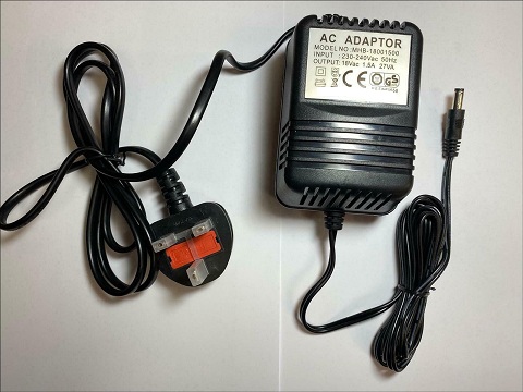 18V AC-AC Adaptor Power Supply 4 Alesis MicTube Solo Mono Tube Microphone Preamp Type: Power Adapter Max. Output Powe