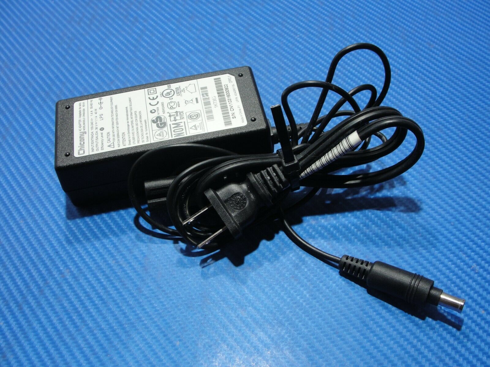 Genuine Chicony AC Adapter Power Charger 36V 1.1A 40W CN110316000922 1K7383 Compatible Brand: For Samsung Type: Powe
