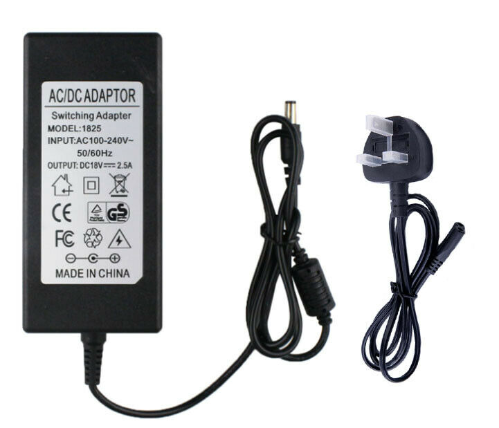 With Cable AC Adapter for Cricut Cutting Machines KSAH1800250T1M2 18V 2.5A ITEMS DESCRIPTION For Cricut Cutting Machine