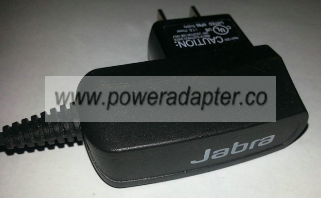 JABRA FW7600/06 AC ADAPTER 6VDC 250mA Used Mini 4 Pin USB Connector Wall Mount Plug-in ITE Power Supply