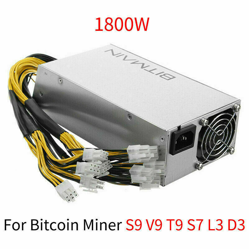 Bitmain Antminer APW7 PSU 1800W Power Supply for Bitcoin Miner S9 V9 T9 S7 L3 D3 Brand: Unbranded Fit For: For Antmin