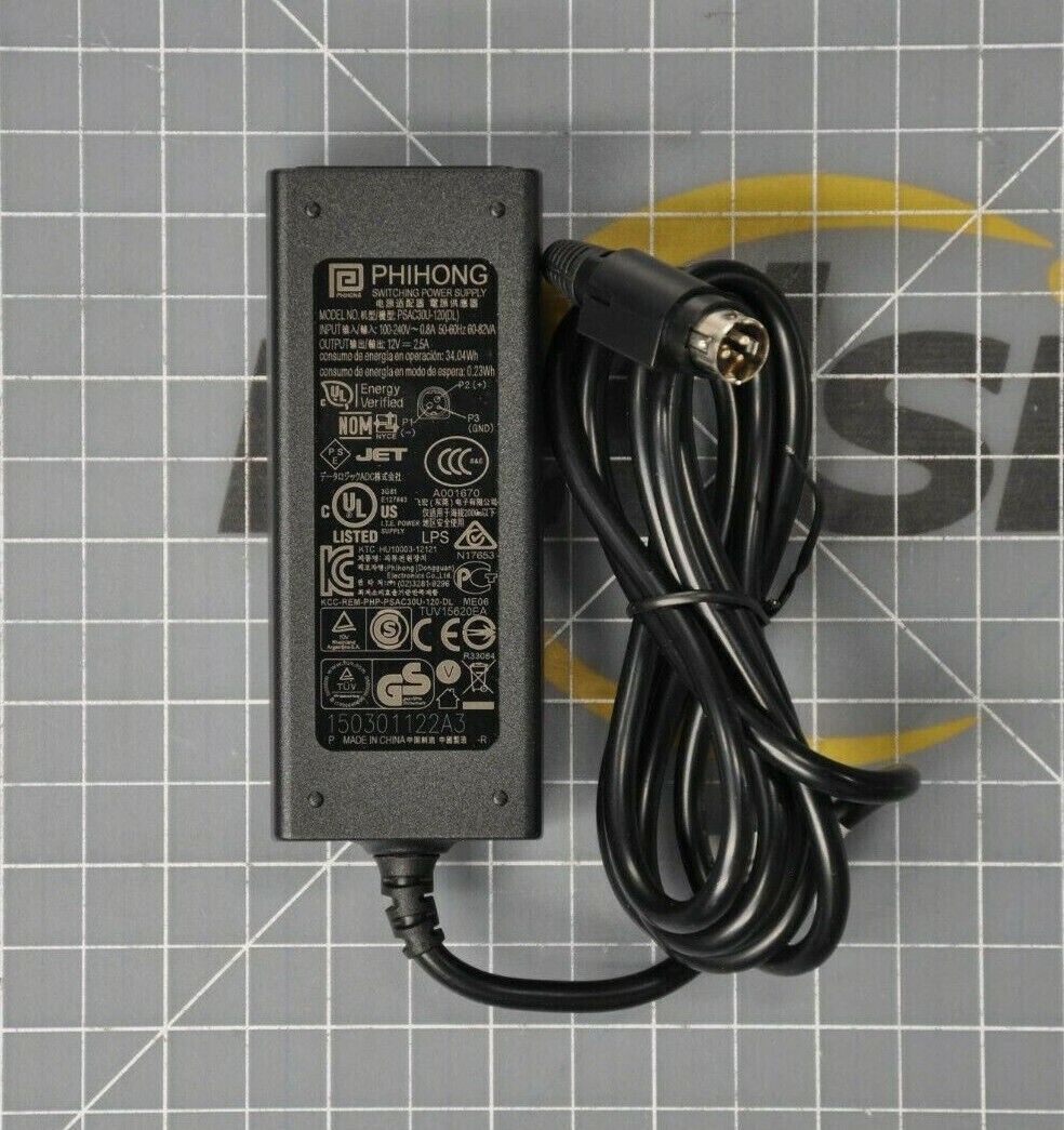 Switching Power Supply 100-240V 12V 2.5A PSAC30U-120 90ACC0078 Connection Split/Duplication: 1:2 Type: AC/DC Adapter
