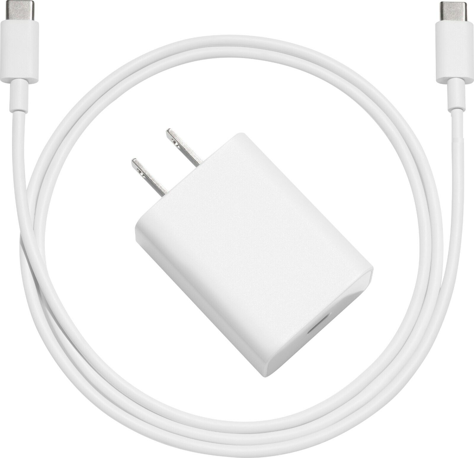 GOOGLE 18W FAST USB-C POWER ADAPTER PLUS 3FT TYPE C CABLE - GA00193-US - GENUINE Compatible Brand: For Apple, For Go