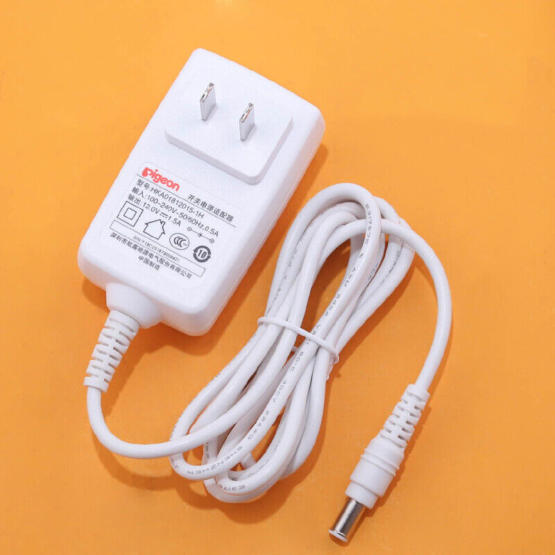 12V 1.5A AC Adapter Power Cord Charger for Pigeon QA53 QA54 Breast Pump MPN Does Not Apply Brand Pigeon Type AC &