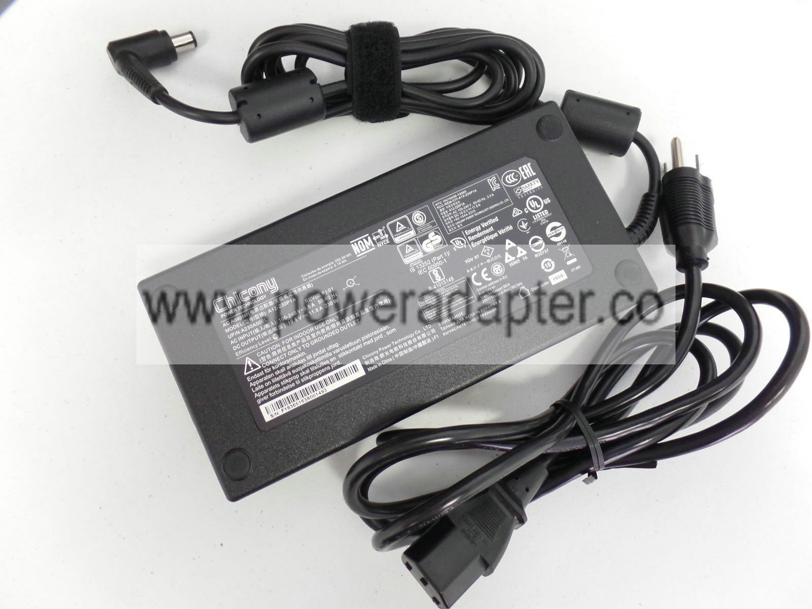 @Original OEM Chicony Acer 230W 19.5V AC Adapter for Acer Predator PT715-51-732Q 100% Original Genuine OEM Chicony Acer
