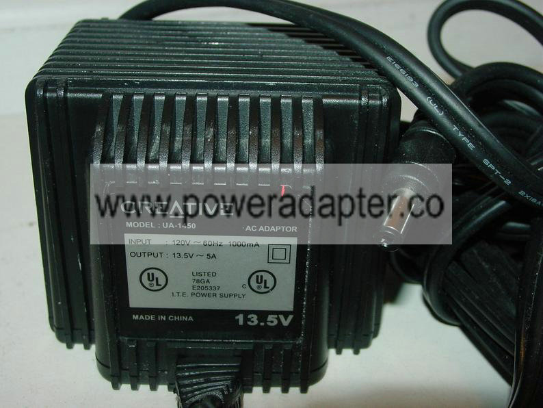Original Creative UA-1450 13.5V, 5A Power Supply AC Adapter.for Inspire Speakers Original OEM Creative UA-1450 13.5V,
