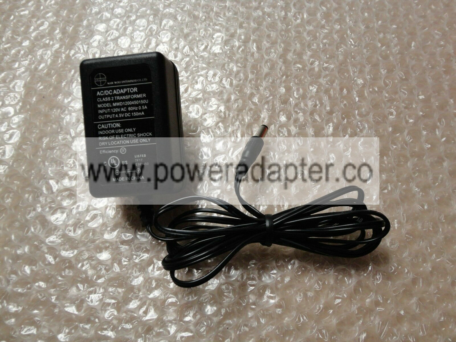 Country/Region of Manufacture: China MPN: MWD1200450150U Output Voltage(s): 4.5V Brand: MAW Type: AC & DC Output Curre