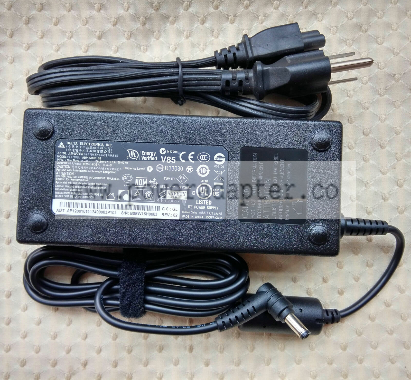 Original OEM AC/DC Adapter for Medion Akoya P8614 MD98310 ADP-120ZB B,FSP120-AAC Output Current: 6.32A Compatible Pro