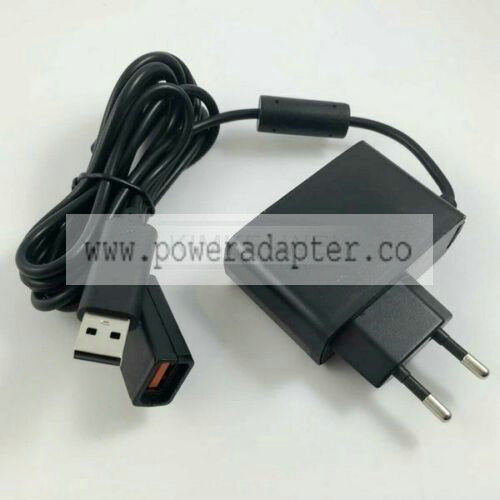 EU Power Supply Cable Cord Adapter USB for Microsoft Xbox360 Kinect Sensor New Description This power supply AC adapt