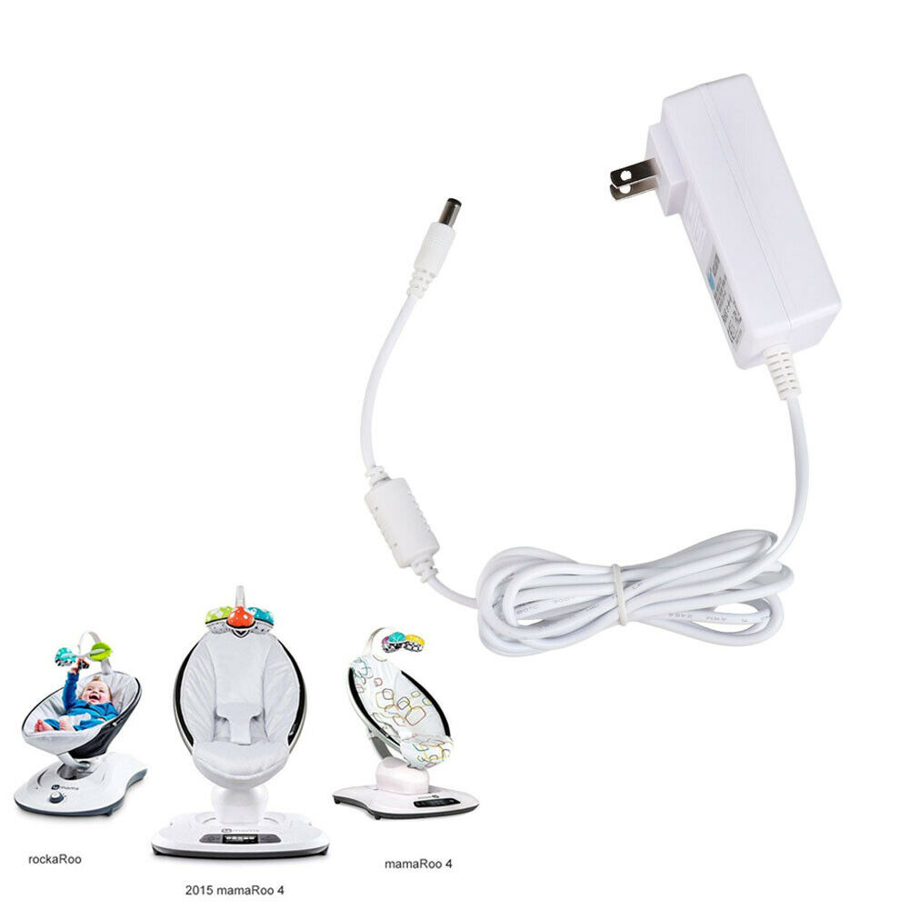 12V Adapter for Mamaroo 4moms Rockaroo 2015 MamaRoo 4 Infant Seat Baby Swings Plug: US Voltage: 12V Color: White