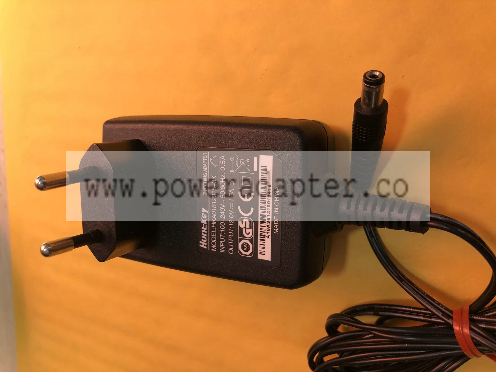 12v 1.5A Adapter Huntkey Original HKA01812015-4K 5.5mm x 2.1mm Compatible Brand: For Apple MPN: Does Not Apply Outp