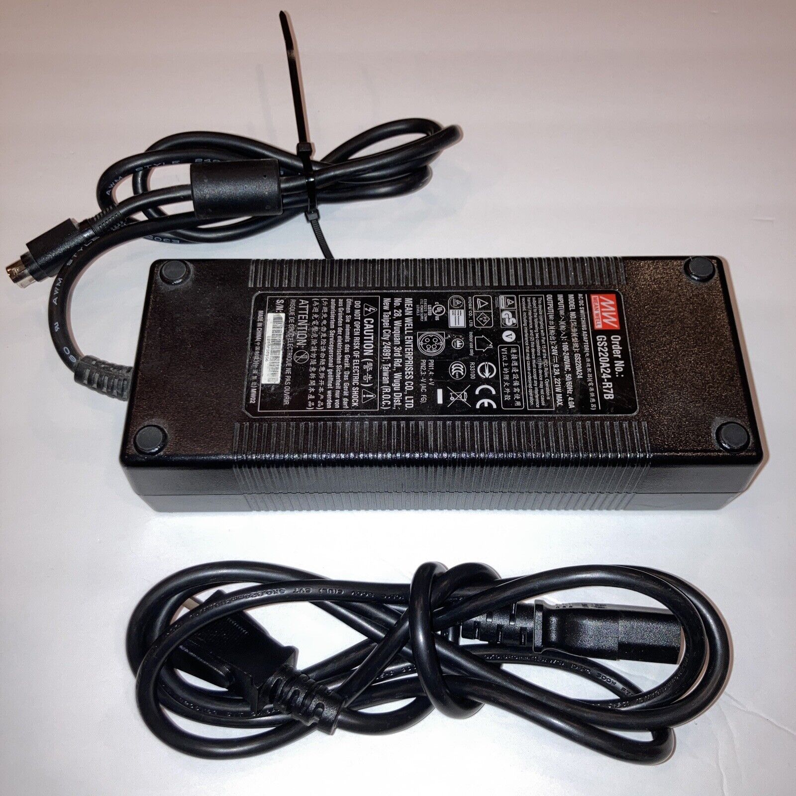 Mean Well Power Supply GS220A24-R7B 24V 9.2A for Ultimaker 2, Works Great Brand: Mean Well Type: Power Supply Col