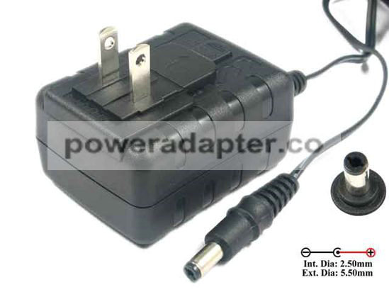 APD 5V 2.5A 12.5W Asian Power Devices WA-13A05R AC Adapter 5.5/2.5mm, US 2-Pin Plug, New