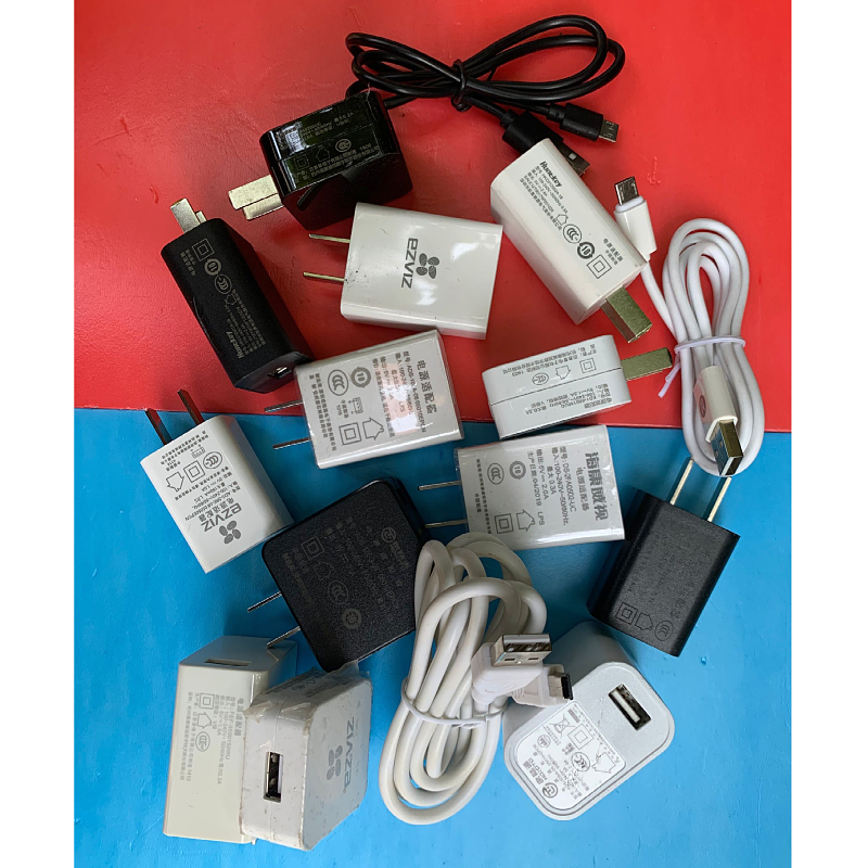 Hikvision Fluorite Cloud 5V1A 2A Power Adapter C2C C6H Surveillance Camera Charger Head Plug Output: 5V 2A Suitable for