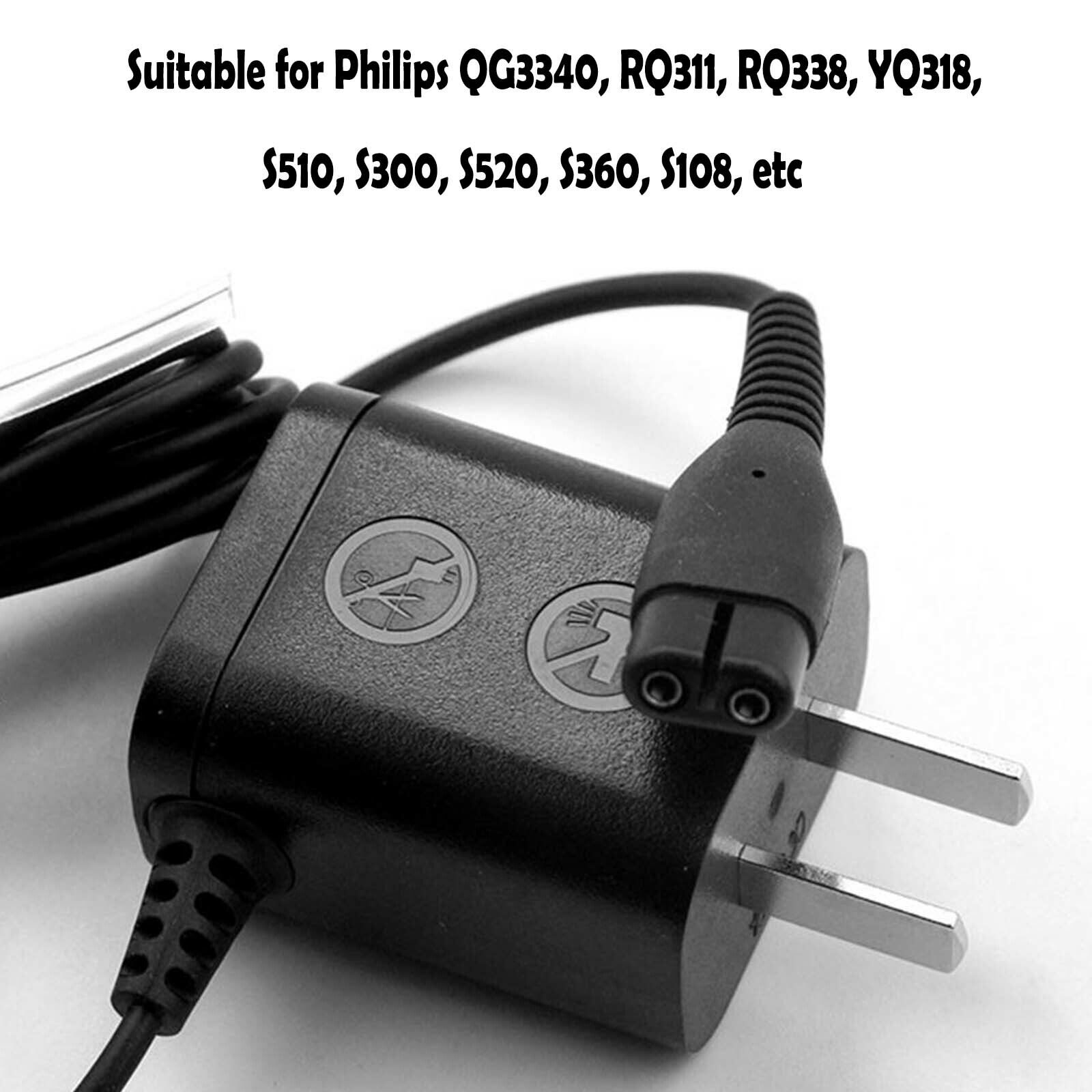 US Plug Power Cord Adapter A00390 for QP2520 S528 S526 S529 Shaver Repair Parts Description: High quality chip, safer