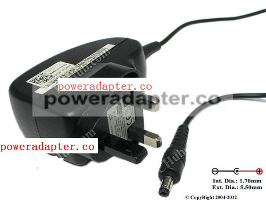APD 19V 1.58A 30W Asian Power Devices WA-30A19U AC Adapter T282H 5.5/1.7mm, UK 3-Pin Plug