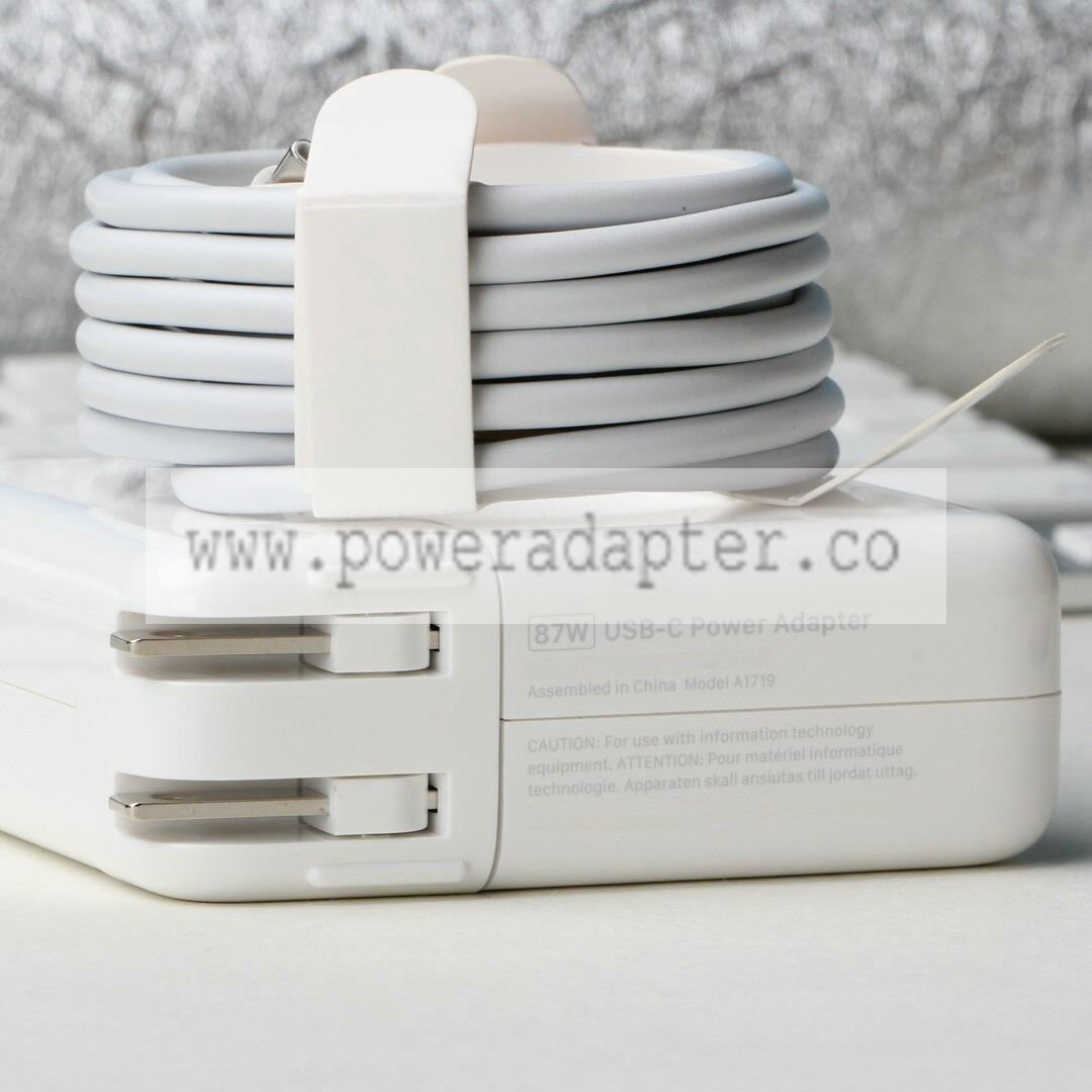 87W Type C USB-C AC Power charger Adapter Charger For Apple Macbook 12" A1534 Compatible Brand: For Apple Type: AC/Sta