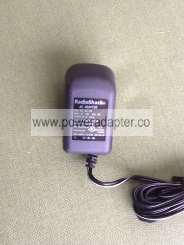 AC Adapter AD-750 Radio Shack MPN: AD-750 Brand: RadioShack Output Voltage: 9V