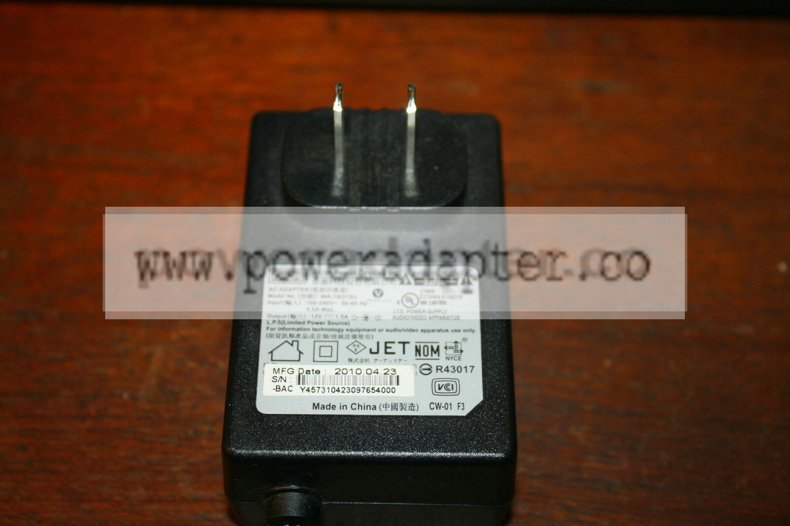 APD WA-18G12U Expansion / Go Flex / WD My Book / AC Adapter Condition: new Brand: Asian Power Devices MPN: WA-18G1