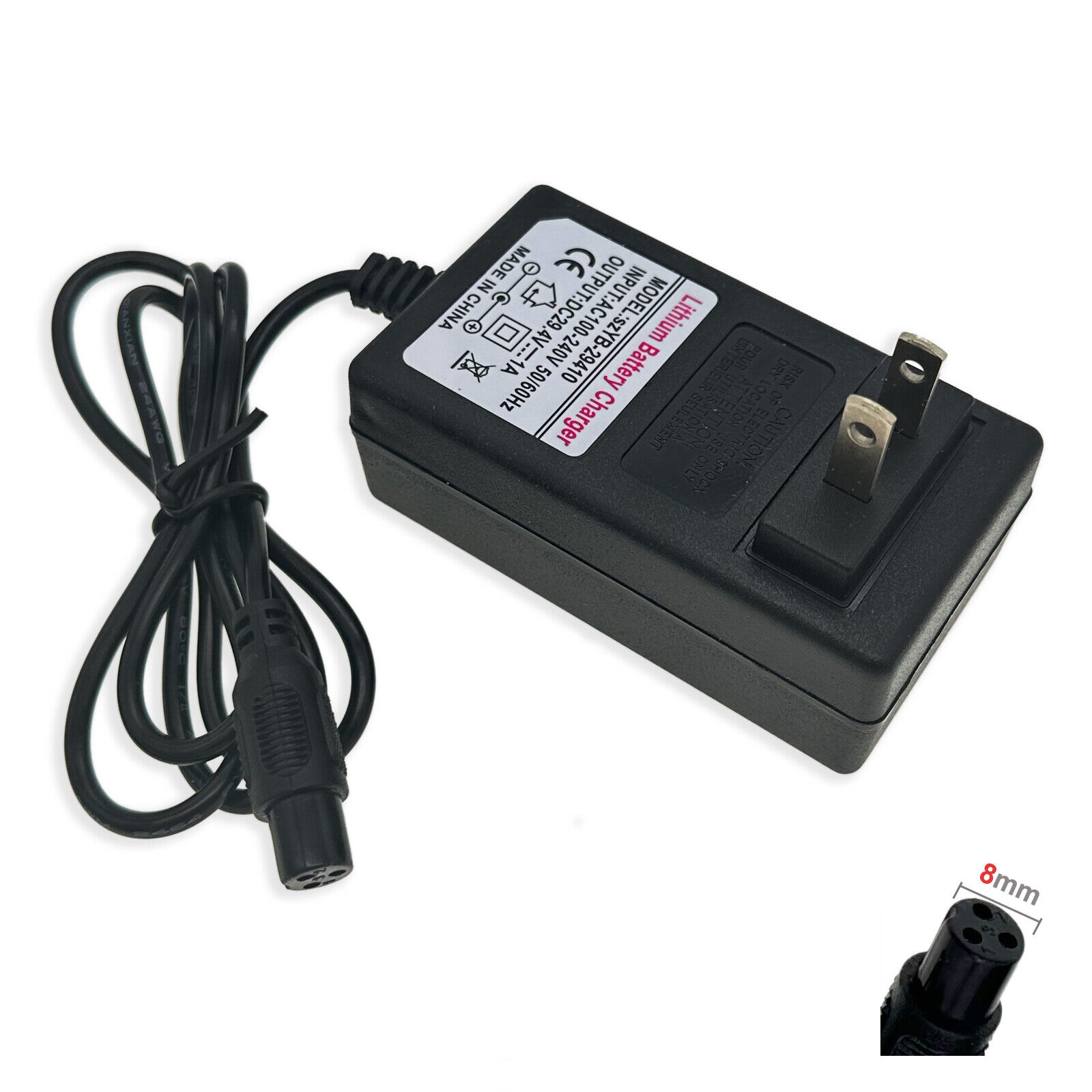 3-Prong 29.4V AC Adapter For Jetson X10 Rave FY0422941500 CP2915 Battery Charger Brand Unbranded Color Black Model For