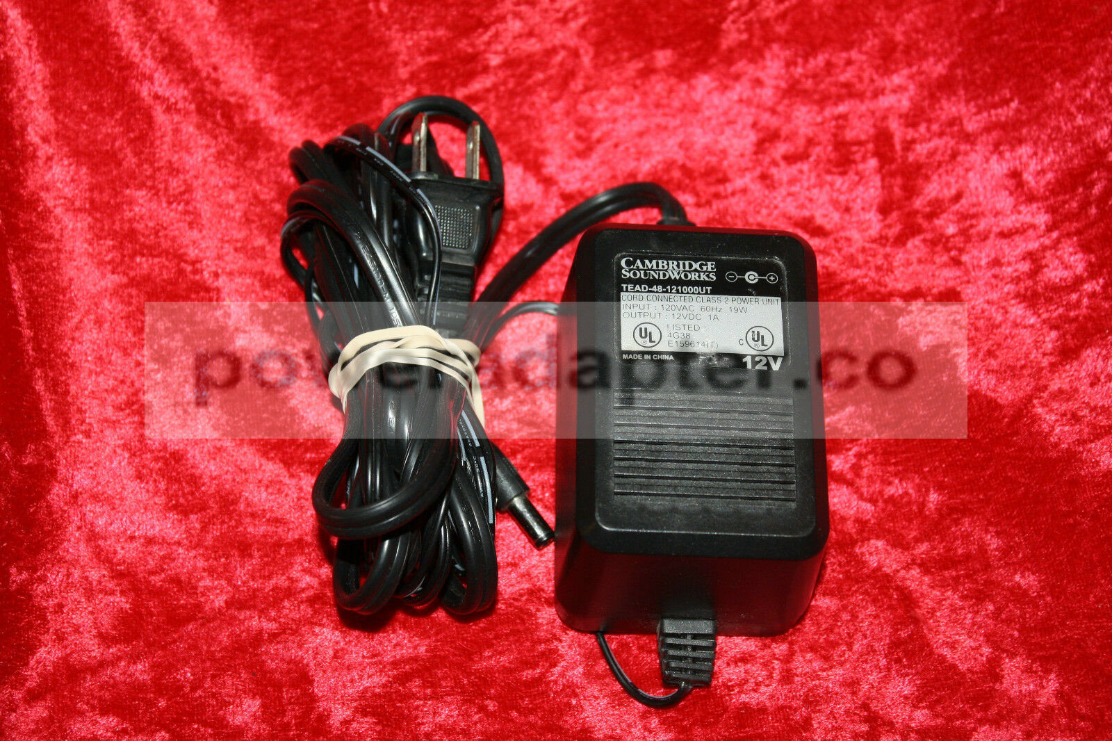 Cambridge SoundWorks Wall Power Supply AC adapter 12V DC TEAD-48-121000UT Condition: Used: An item that has been u