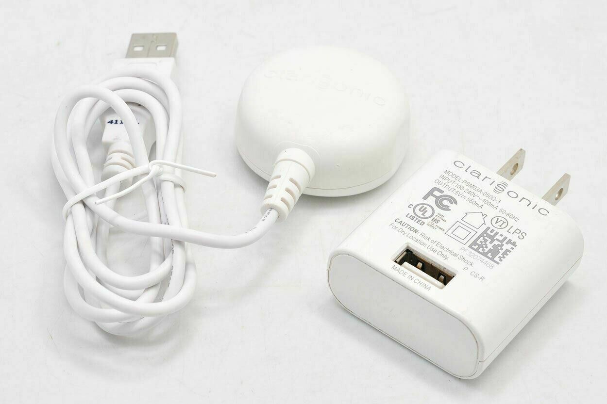 For Clarisonic MIA 1 or MIA 2 Charger Base 5V 500mA Power Adapter PSM03A-050Q-3 MODEL :PSM03A-050Q-3 INPUT :100-240V