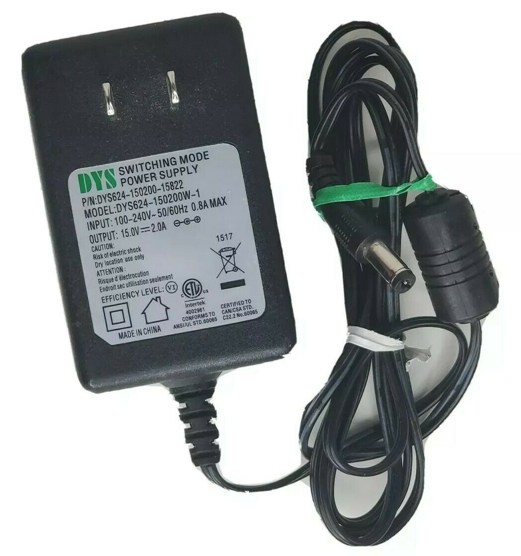 DYS Switching Mode Power Supply 15V 2.0A DYS624-150200W-1 15822 Compatible Brand: Universal Connection Split/Duplicat