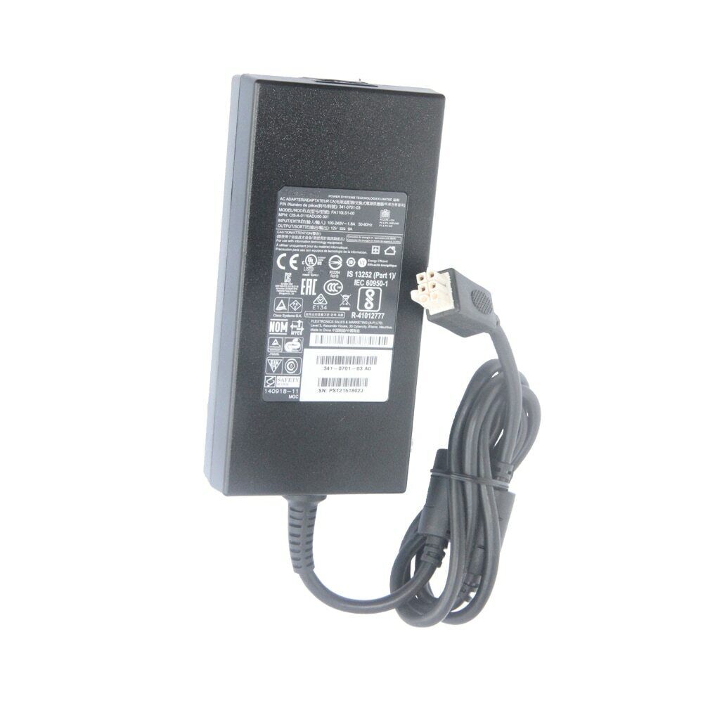 FA110LS1-00 341-0701-03 FLEXTRONICS 12V 9A 108W Power Adapter Cable 6 Holes Brand: universal Package: Yes Origin: C