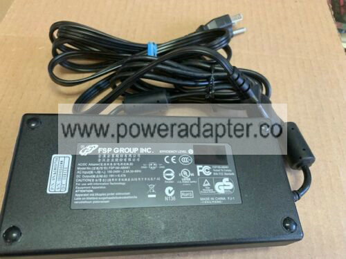 FSP GROUP INC FSP180-ABAN1 - 19V 9.47A AC/DC Power Adapter Country/Region of Manufacture: China Type: AC & DC Compa