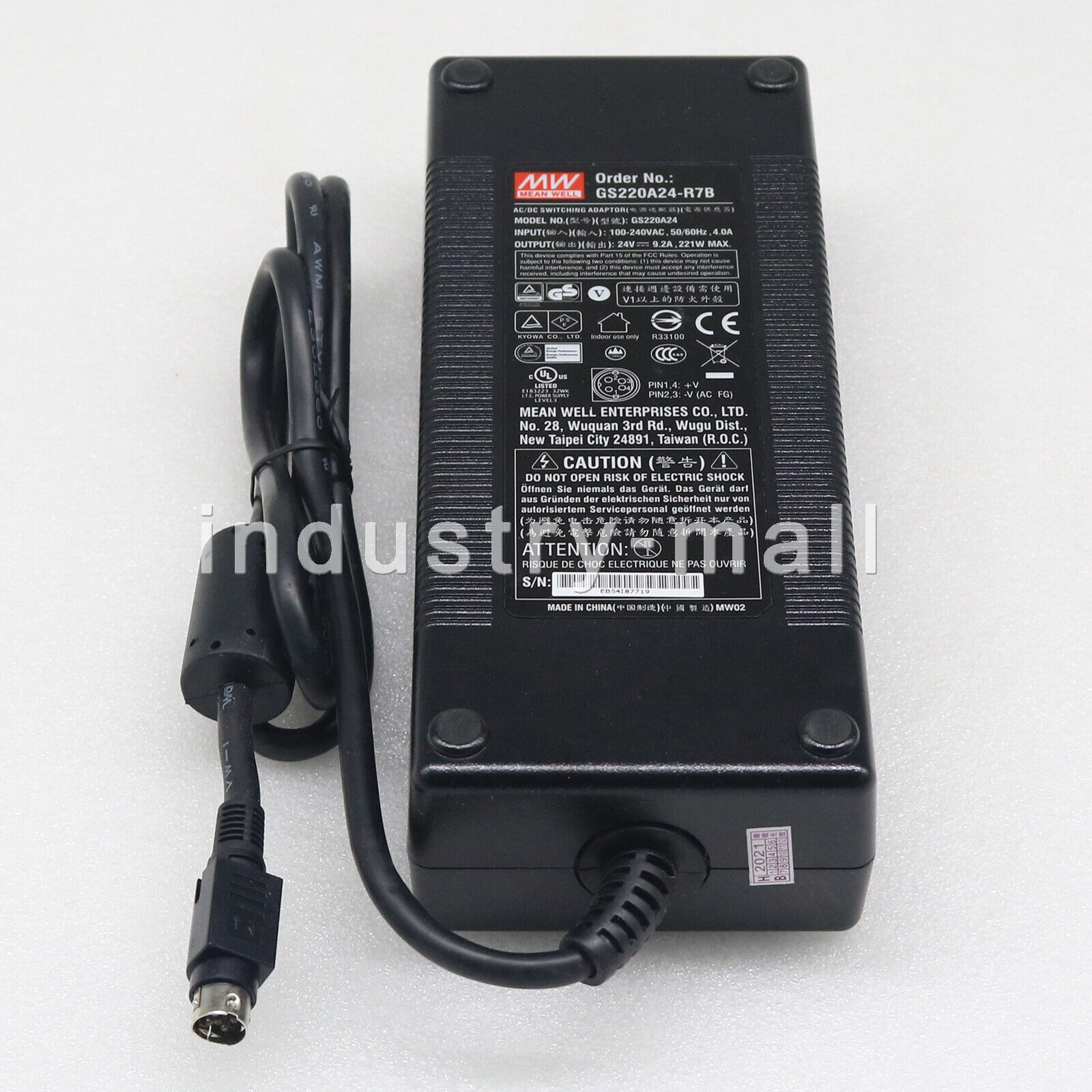 For MEAN WELL GS220A24-R7B 24V 9.2A New power supply Model: GS220A24-R7B UPC: Does not apply MPN: GS220A24-R7B Br