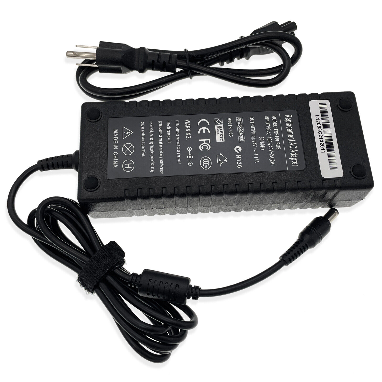 24V 4.17A AC Adapter Charger Power For Zebra FSP100-RDB P/N 808101-001 Printer Brand Unbranded/Generic Compatible Bran