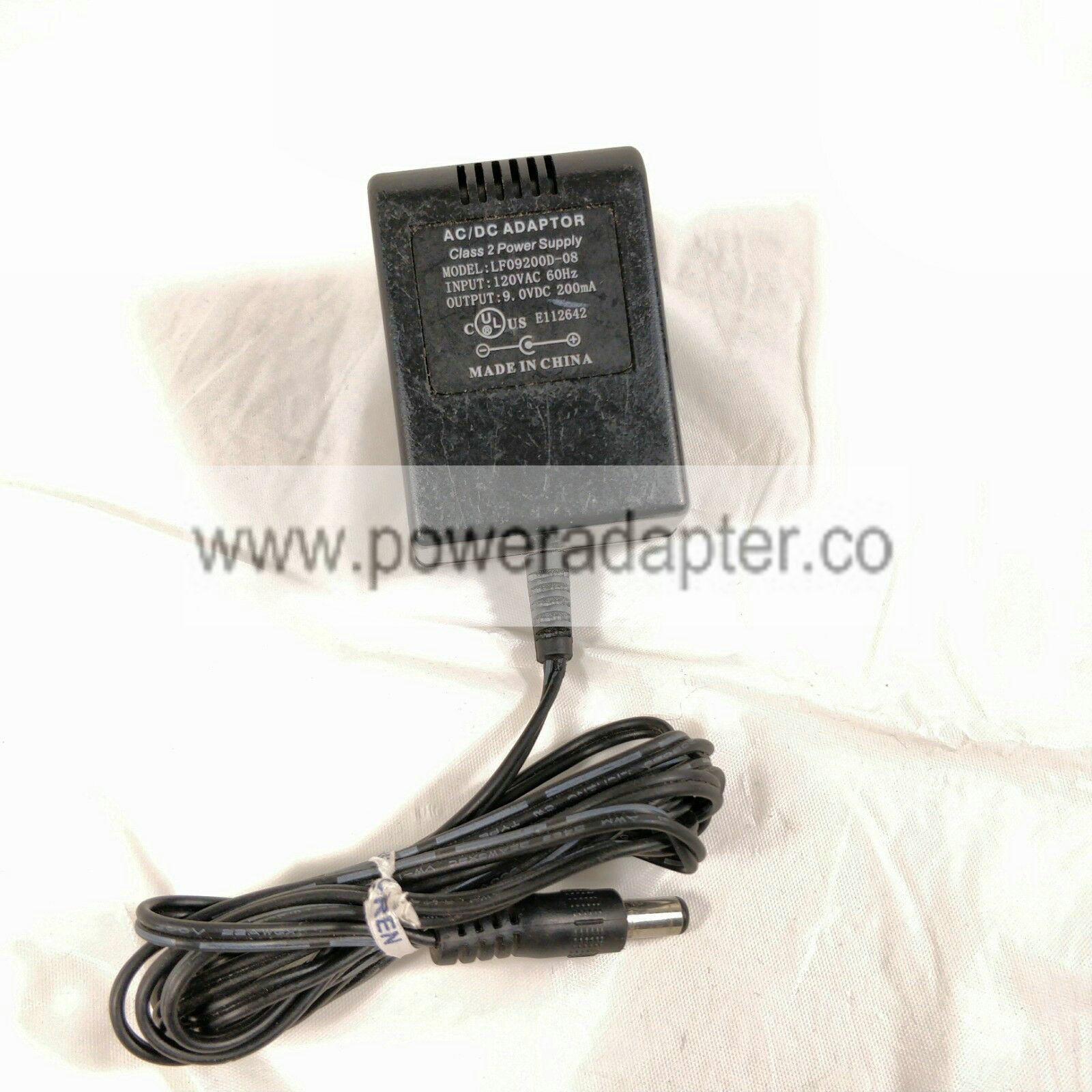 LF09200D-08 AC/DC Power Supply Adapter Charger Output 9V 200mA Gyro H1 Quick Info: Great Power supply for Great Price